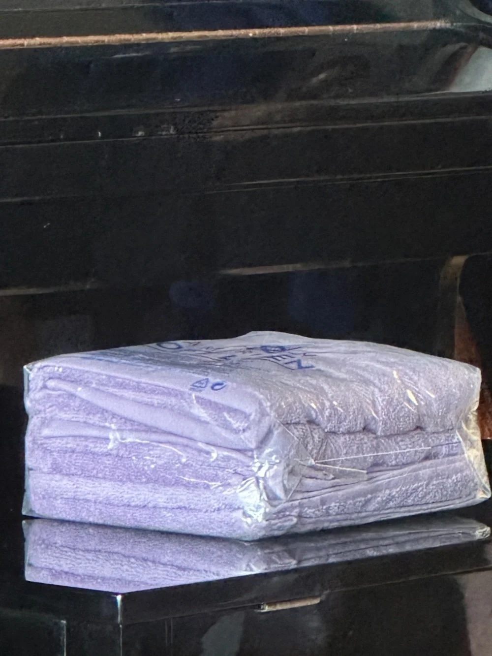 New 4 Pack Luxury Turkish Cotton Hand Towels in Lilac